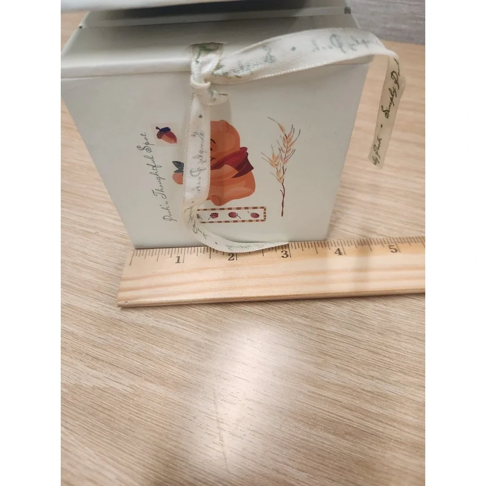 Disney WINNIE the POOH Picture Photo‎ Frame/Cube Keepsake Box W/Ribbon Closure